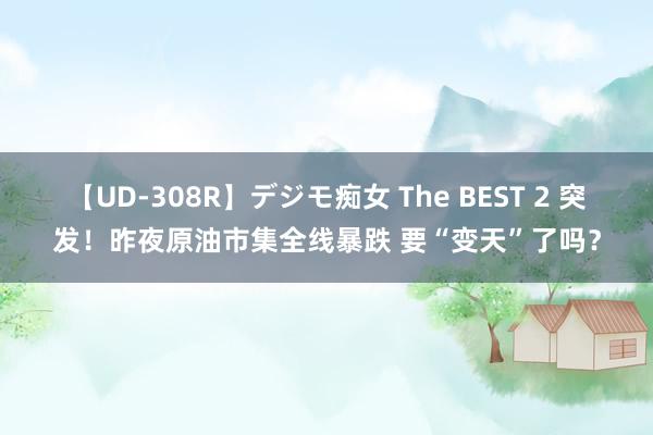 【UD-308R】デジモ痴女 The BEST 2 突发！昨夜原油市集全线暴跌 要“变天”了吗？